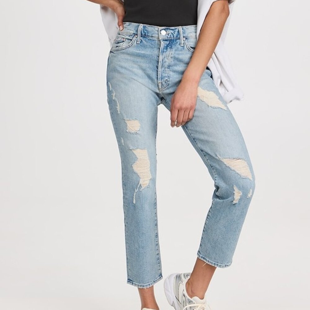 Mother Superior Jeans Trickster High-Rise Ankle Jeans An Icy Confession Size 26